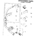 Kenmore 1162297280 attachment parts diagram