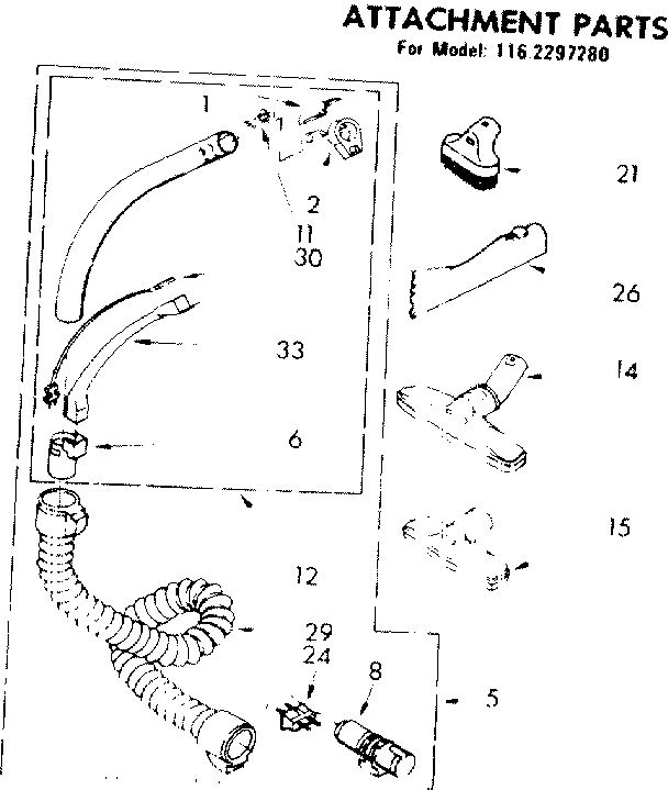 Attachment parts