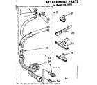 Kenmore 11622973 attachment parts diagram