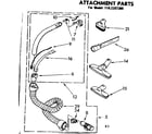 Kenmore 1162297380 attachment parts diagram