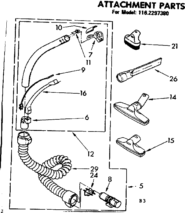 Attachment parts