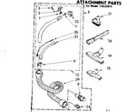 Kenmore 11622974 attachment parts diagram