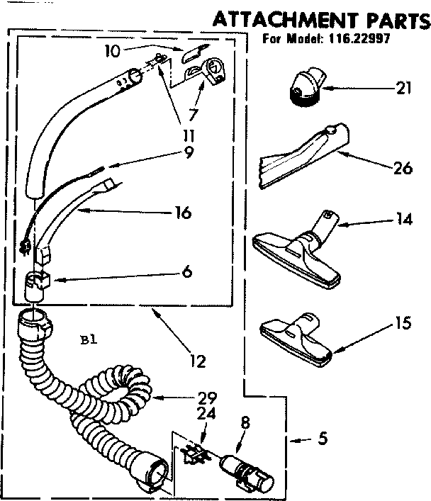 Attachment parts