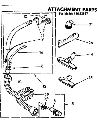 Attachment parts