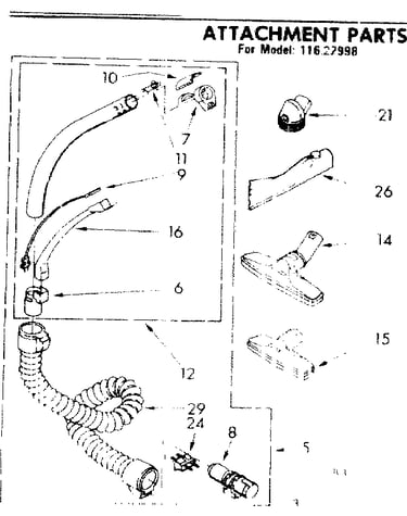 Attachment parts