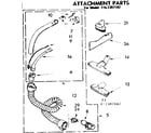 Kenmore 1162397182 attachment parts diagram