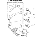 Kenmore 1162398181 attachment parts diagram