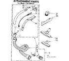 Kenmore 1162399181 attachment parts diagram