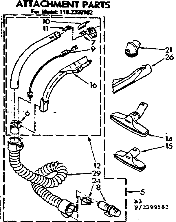 Attachment parts