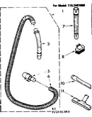 Hose and attachment parts