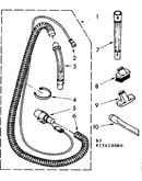 Hose and attachment parts