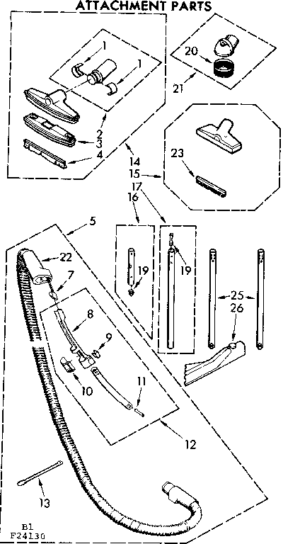 Attachment parts