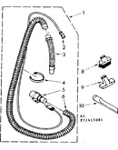 Hose and attachment parts