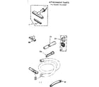 Kenmore 11624401 attachment parts diagram