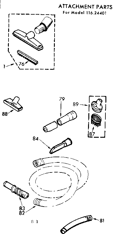 Attachment parts
