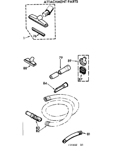 Attachment parts