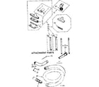 Kenmore 11624501 attachment parts diagram