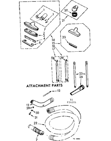 Attachment parts