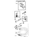 Kenmore 11624502 attachment parts diagram