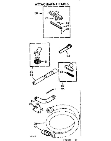Attachment parts