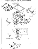 Vacuum cleaner and attachment parts