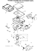 Vacuum cleaner and attachment parts