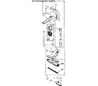 Kenmore 11624892 attachment parts diagram