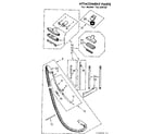 Kenmore 11624950 attachment parts diagram