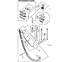 Kenmore 11624951 attachment parts diagram