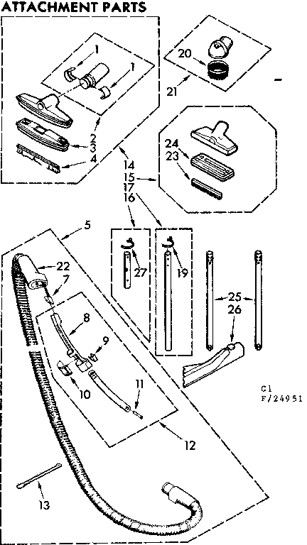 Attachment parts