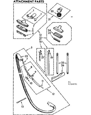 Attachment parts