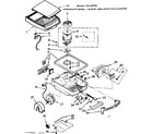 Kenmore 11624952 vacuum cleaner & attachment parts diagram