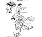 Kenmore 1162499183 vacuum cleaner and attachment parts diagram