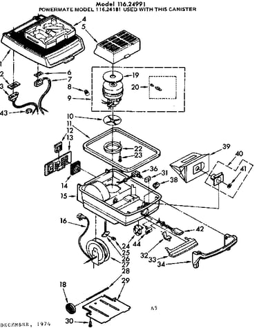 Vacuum cleaner and attachment parts