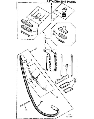 Attachment parts