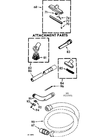 Attachment parts