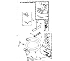 Kenmore 11625600 attachment parts diagram