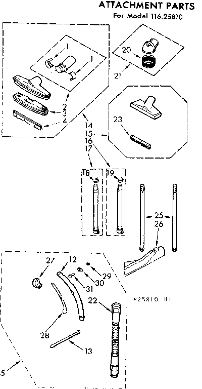 Attachment parts