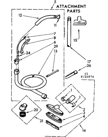 Attachment parts