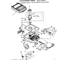 Kenmore 11625910 base assembly diagram