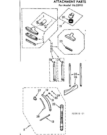 Attachment parts