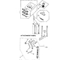 Kenmore 11625930 attachment parts diagram