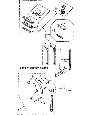 Attachment parts