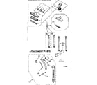 Kenmore 11625931 attachment parts diagram