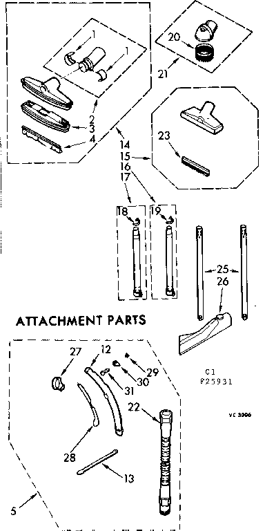 Attachment parts