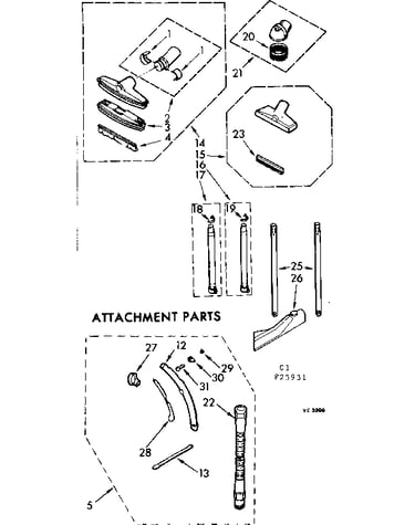 Attachment parts