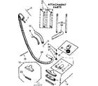 Kenmore 11625933 attachment parts diagram