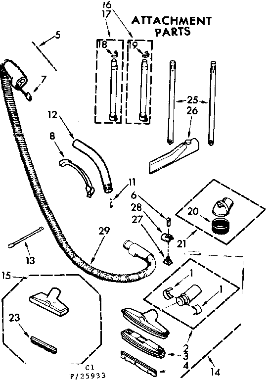 Attachment parts