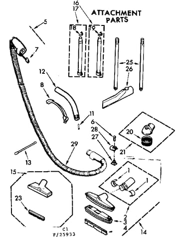 Attachment parts