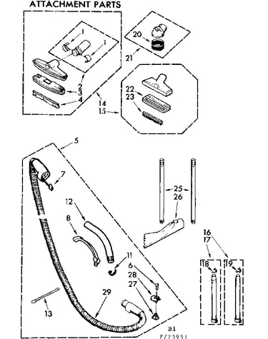 Attachment parts